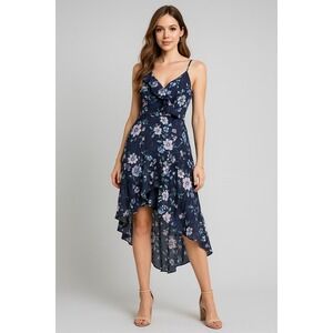 BCX Dress‎ 1X Y2K Floral One Shoulder Coquette Cottagecore Fairycore Asymmetric